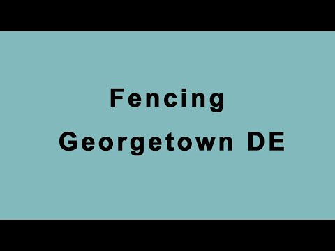 Fencing Georgetown