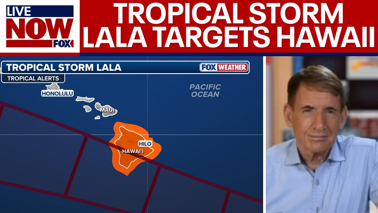 Tropical storm Lala forms Southeast of Hawaii