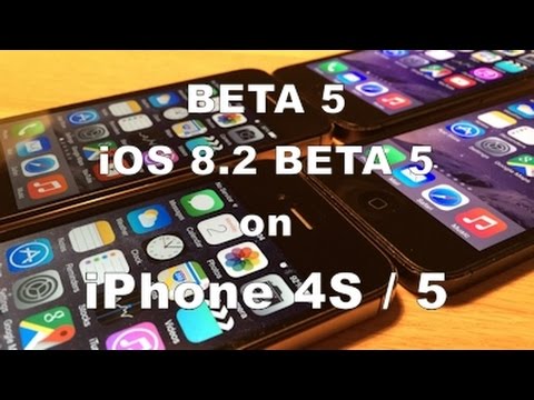 iOS 8.2 Beta 5 vs 8.1.3 on iPhone 4S and 5