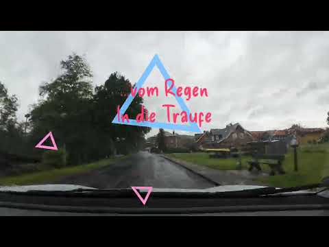 Überland und dann vom Regen in die Traufe