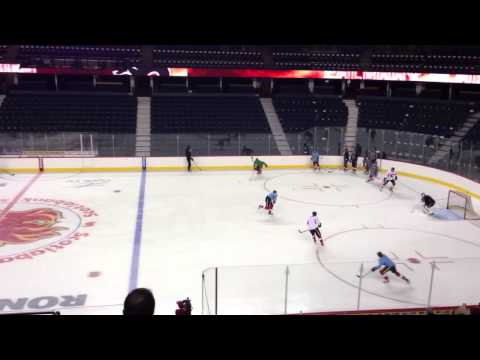 First Calgary flames practice