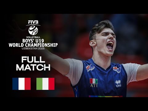 France vs. Italy - Quarter Final 3 | Boys' U19 World Champs 2025 - Full Match