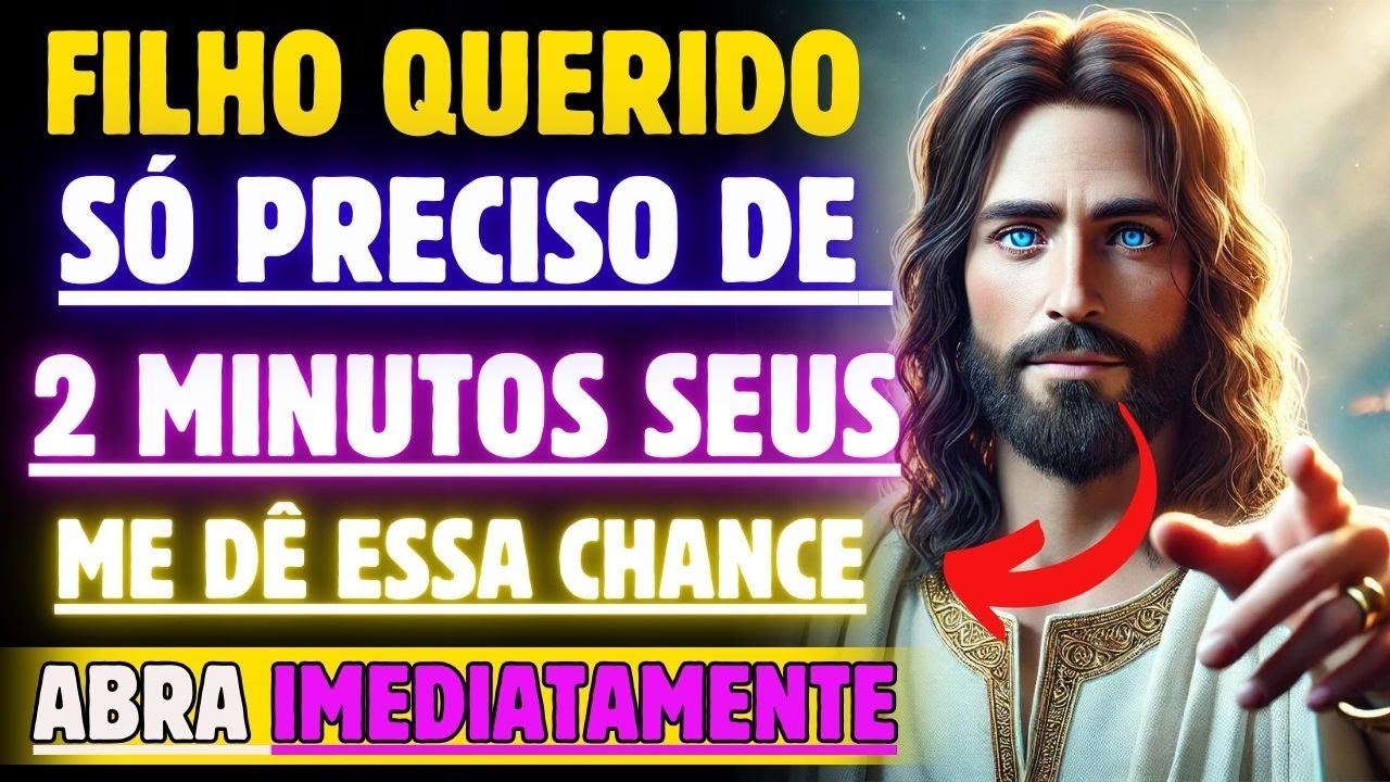 Deus te Diz Hoje: 2 Minutos COM O ESPÍRITO SANTO que Vão Mudar Sua Vida