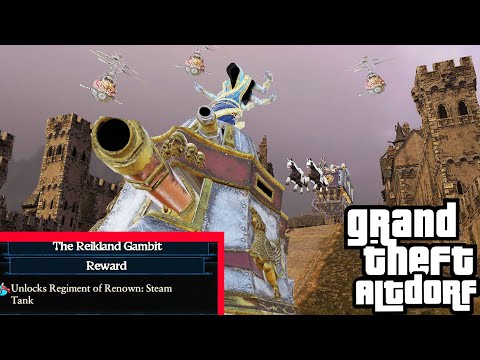 Changeling Can Steal and Use a Steam Tank In Altdorf in Immortal Empires