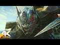 Transformers The Last Knight 2017 Bumblebee Vs Optimus Scene 4K 60fps