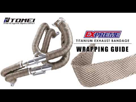 TITANIUM EXHAUST BANDAGE WRAPPING GUIDE