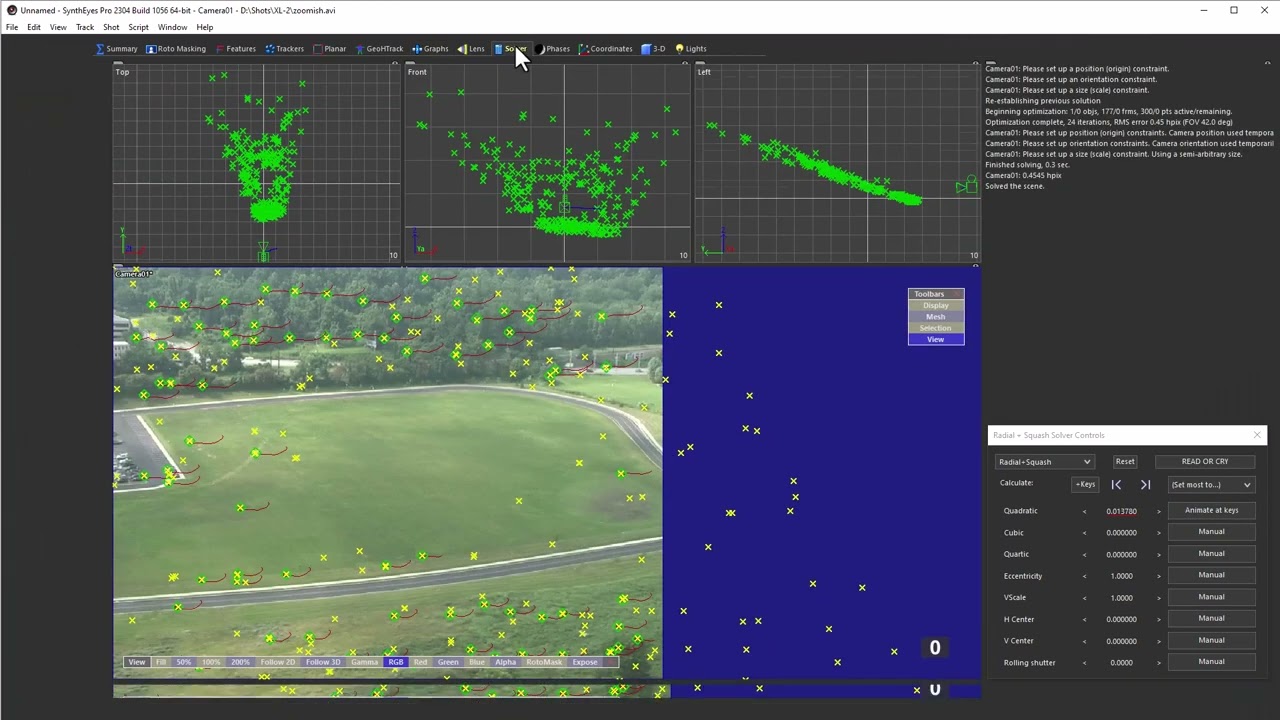 Navigating Animated Distortion in Zoom Shots with SynthEyes Boris FX