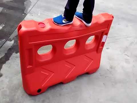 Highway Barriers Red Rotational Plastic Water Filled Barriers, Traffic Barrier, Road Safety Barrier