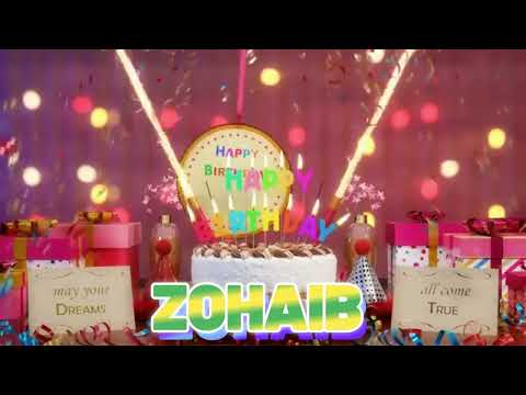 ZOHAIB Happy Birthday Song with Names 🌟 Happy Birthday to You