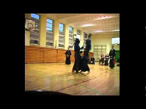 Warsaw Kendo League May 2012 - Final - Lipiński (aka) vs. Wierzbowski (Shiro)