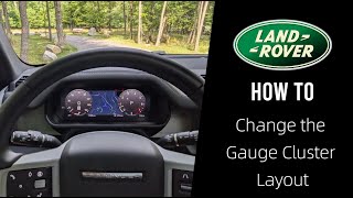 How to Change the Gauge Cluster Layout | 2024 Land Rover Defender 110 S