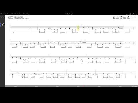 Hedonism ( Skunk Anansie ) ,Tablatura e base Senza Basso - Backing bass track-NO BASS Hedonism
