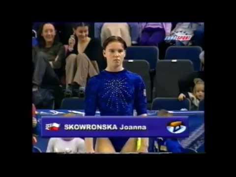 Joanna SKOWRONSKA (POL) vault - 2000 World Cup final
