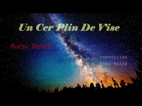 Un Cer Plin De Vise - Rucsy Iliescu (ex Blaxy Girls) compozitor Dinu Maxer (video lirics)