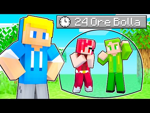 BLOCCO Gli Amici In Una BOLLA 24 ORE Su Minecraft!