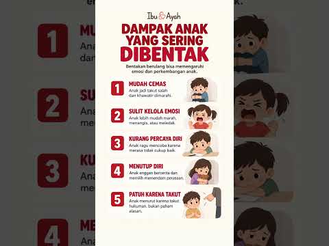 Dampak Anak yang Sering Dibentak #ibudanayah