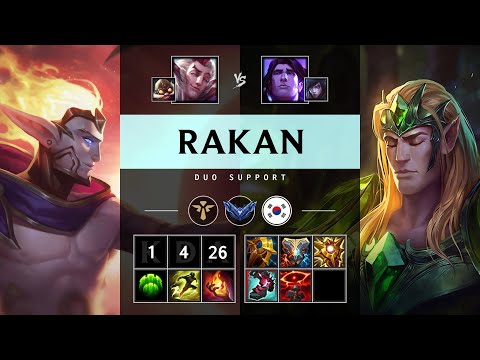 Rakan Support vs Taric - KR Diamond Patch 25.05