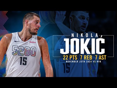 Nikola Jokić Full Game Highlights vs. Knicks 📺 | 11/25/24