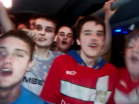 City Of Dreams! Hartlepool vs MK Dons 03/03/12 The Journey Back!
