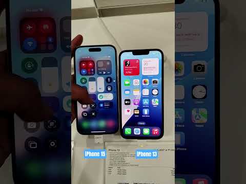 iPhone 15 vs iPhone 13 display test in 2025 #review #iphoneunbox #display