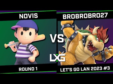 Novis (Ness) vs brobrobro27 (Bowser/Simon) - LXG Let's Go LAN 2023 #3