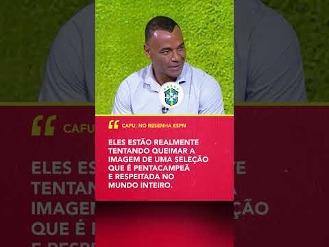 Cafu faz forte desabafo sobre a seleção brasileira! #shorts