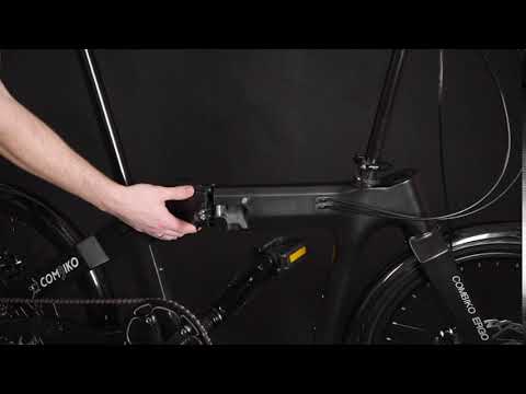 Folding device for the carbon fiber frame