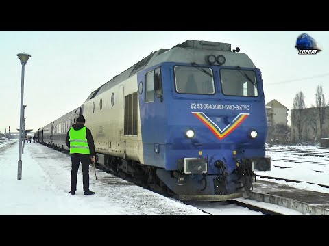 Călătorie Satu Mare-Carei Train Ride cu/with IR1742 Satu Mare-București Nord - 20 January 2021