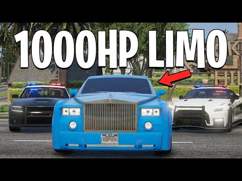 I Became A Getaway Driver In A 1000HP Limo on GTA 5 RP