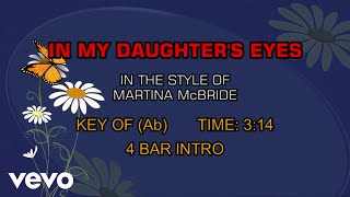 Martina McBride - In My Daughter&#39;s Eyes (Karaoke)