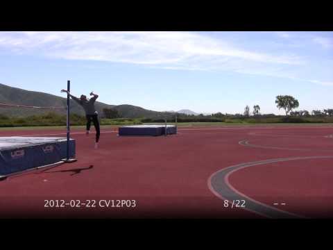 2012-02-22 CV12P03 High Jump Training - Tora Harris