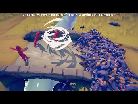 3x Sensei vs Every Units or Gods - Totally Accurate Battle Simulator