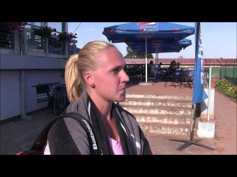 Nikola Schweinerová po výhře ve druhém kole kvalifikace turnaje Kuchyně Gorenje Open 2016