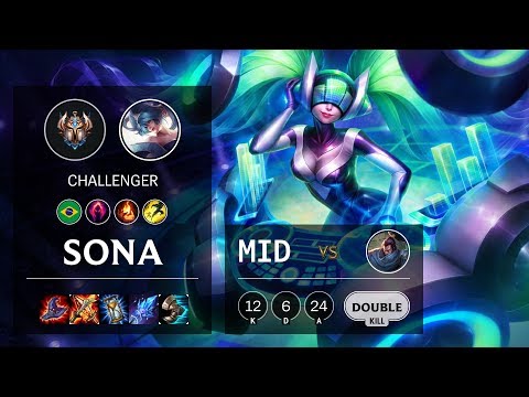 Sona Mid vs Yasuo - BR Challenger Patch 10.3