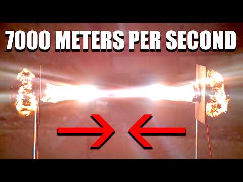 15,000MPH Colliding Explosions in Super Slow Motion – The Slow Mo guys