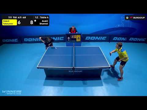 18:25 Valerii Tatarynov  - Andrii Shamrai 27.09.2023 TT Euro.Cup  Ukraine Star.TABLE 4