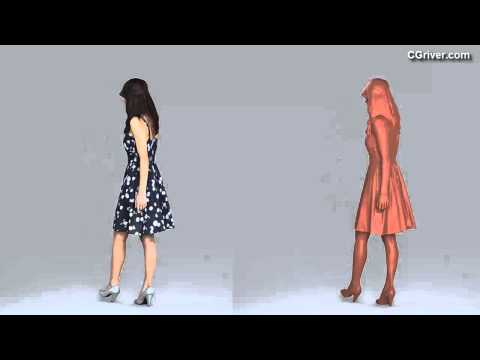 3D Human Model: Realistic Young Female for 3ds Max, Cinema 4D, SketchUp, Rhino, VRay and Thea Render