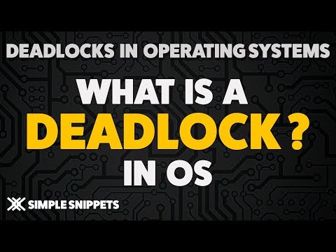 Deadlock in Operating System | 4 Conditions of Deadlocks | Deadlock Handling - Process Management