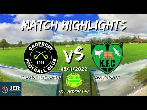 Cropredy Devs vs Kidlington 'A' - MATCH HIGHLIGHTS 05/11/2022