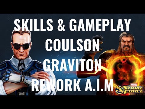 COULSON, GRAVITON, REWORK AIM : SKILLS ET GAMEPLAY ! - Marvel Strike Force FR