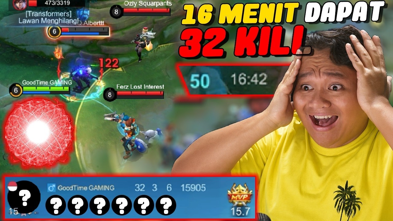 Aku bermain SABER POLICE dan membantai lawan 32 X KILL!