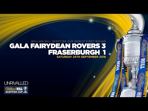 Gala Fairydean Rovers 3-1 Fraserburgh | William Hill Scottish Cup 2016/17 Round One
