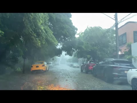Heavy wind and rain in Mexico's Cancun as storm Helene becomes hurricane | AFP