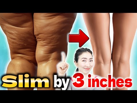 Lose 3 Inches Off Your Thighs & Knees in Just 1 Week with Lymphatic Massage /Erase Cellulite & Pain