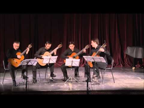 Гитарный квартет имени Фраучи. Frauchi Guitar Quartet. Фестиваль-конкурс "Золотой век гитары"