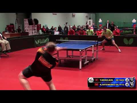 MERZLIKIN - ARTEMENKO #RUSSIAN #Championships #tabletennis #настольныйтеннис