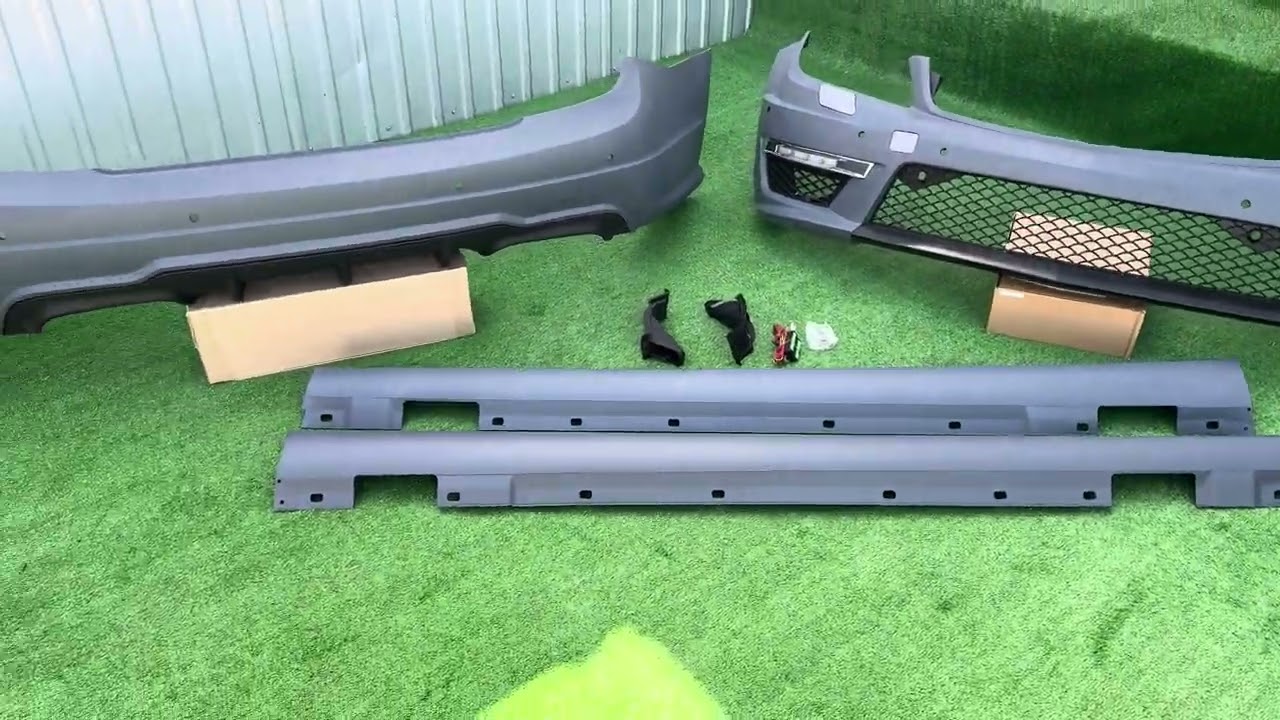 Mercedes C-class W204 2007-2015 рр. Комплект обвісів С63 AMG Video 1