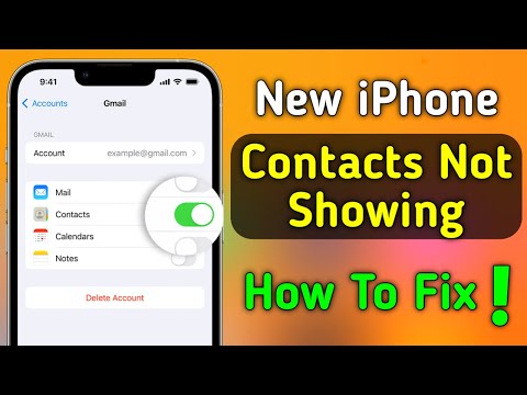 Contacts Not Showing in New iPhone | How to Get Back Contacts from Android to iPhone