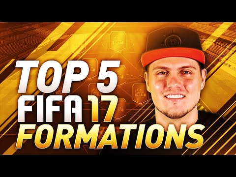 BEST FORMATIONS IN FIFA 17 (TOP 5) - FIFA 17 FORMATION TUTORIALS?