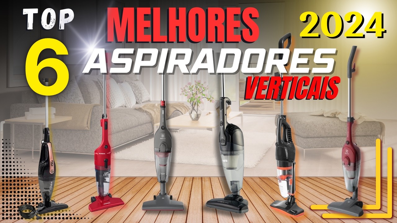 Qual o MELHOR ASPIRADOR VERTICAL Bom e Barato para COMPRAR em 2024? ASPIRADOR VERTICAL melhor CUSTO.